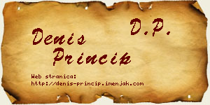 Denis Princip vizit kartica